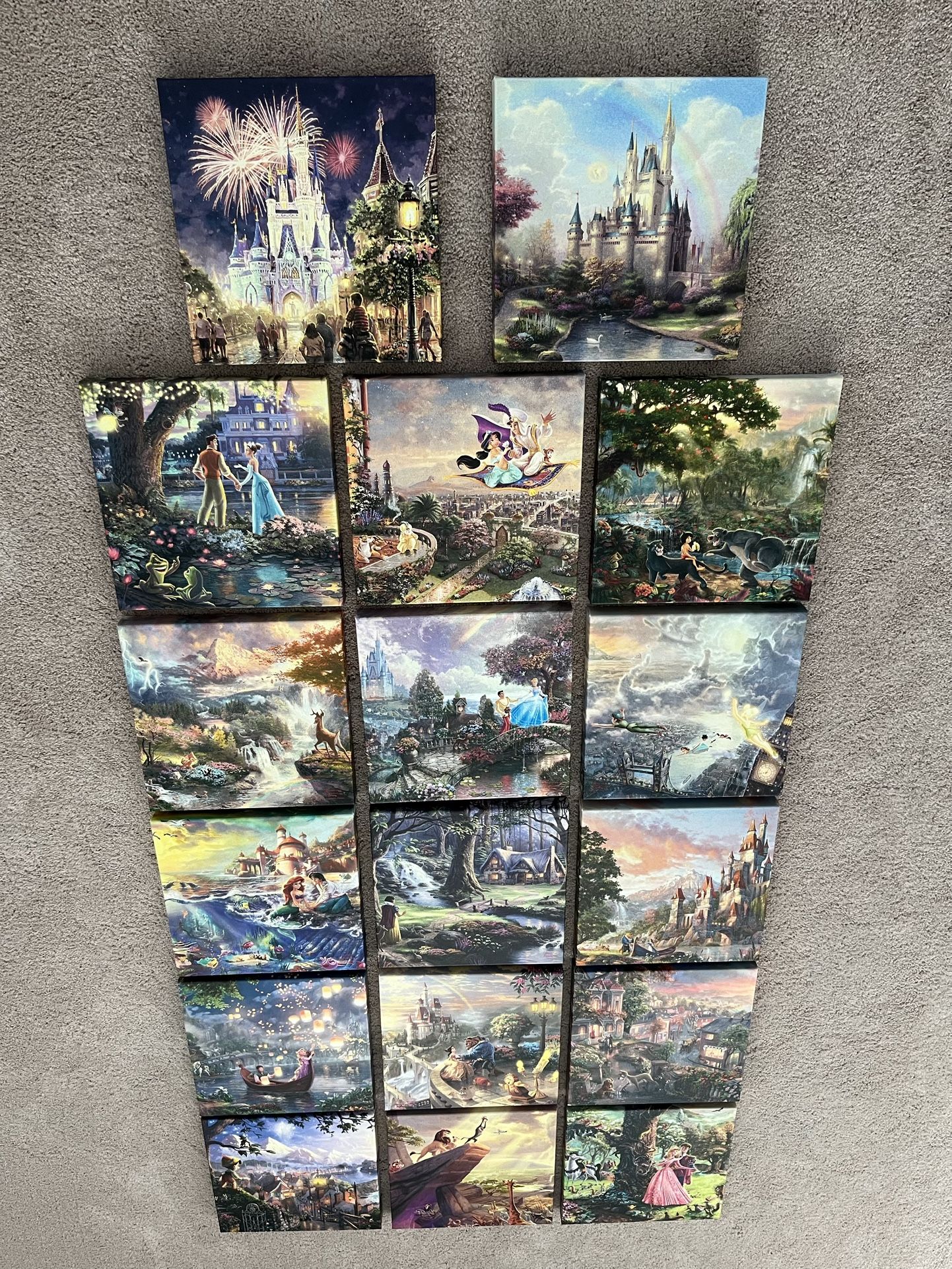 Disney Wraps On Canvas By Thomas Kinkade