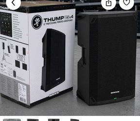 Mackie Thump15v4 15-Inch 1400W Professional Powered Loudspeaker SoundCheck DSP Bluetooth Wireless Streaming Linking Built-In 2-Ch Mixer Active PA