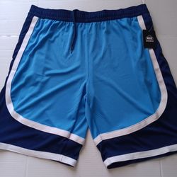 Size 3XL WSS University Blue Men's Basketball Shorts