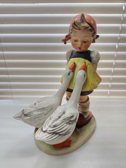 Hummel Girl With Geese