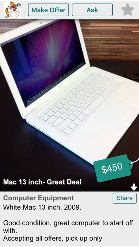 Macbook- Need to sell ASAP