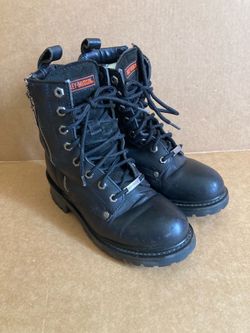 Harley Davidson Motorcycle Boots Size 8