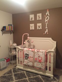 Baby Crib + Crib Converter + Drawer