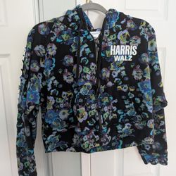 Harris Walz Crop Sweatshirt