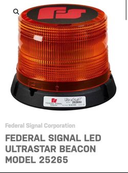 Amber led magnetic mount emergency