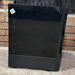 Black Tempered Glass Mid-Tower PC Case