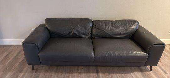 Leather sofa