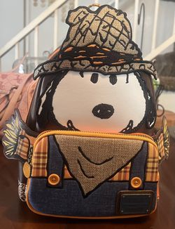 Snoopy Scarecrow Loungefly Backpack