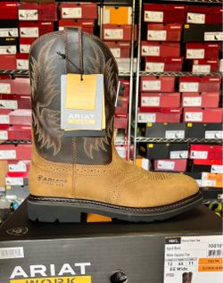 ARIAT COWBOY BOOTS STEEL TOE