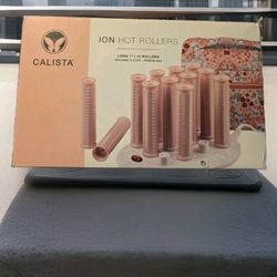 "Calista Ion Hot Roller 1” long  12pc Set Special Edition Bag