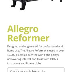 Balanced Body Pilates Reformer Allegro 