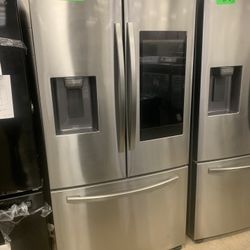Samsung 36” French Door Fridge Stainless With Family Hub Working Perfectly 4 Months Warranty 
