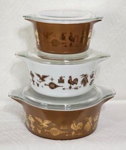 Pyrex Early American Ovenware Set