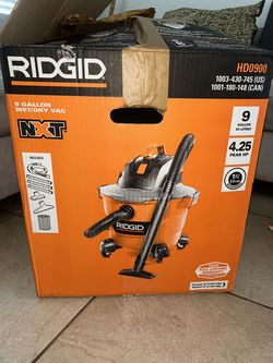 New Ridgid 9 Gal. 4.25-Peak HP NXT Wet/Dry Shop Vacuum