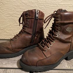 Brown Harley Boots, Men’s Size 9