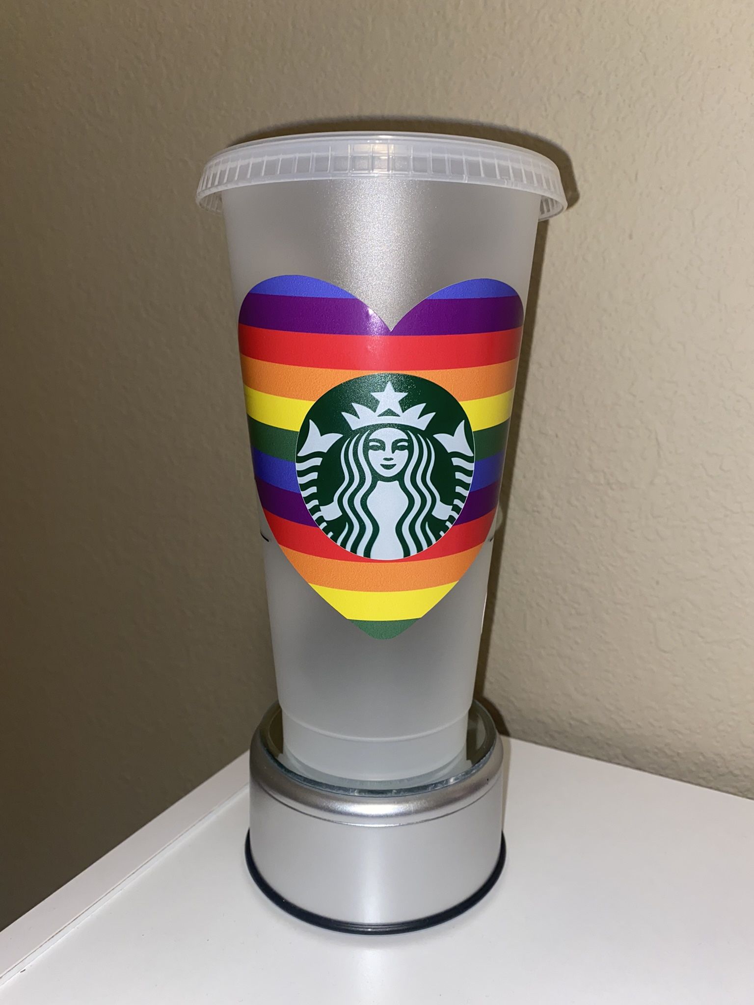 Pride Love Is Love Starbucks 24oz Cold Cup