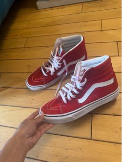 Vans Sk8-Hi Skate Shoe - Racing Red