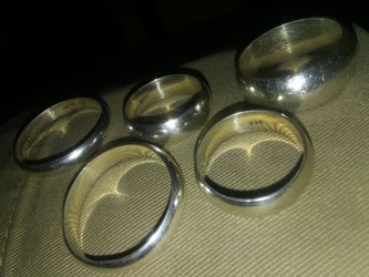Bands sterling silver good thumb rings