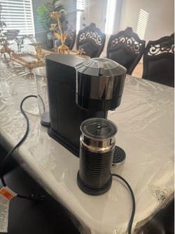 Nespresso Vertuo Coffee Machine and Aeroccino Milk Frother Bundle