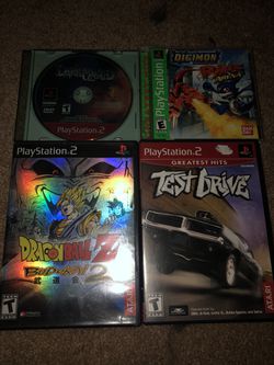 Ps1 and ps2 game lot