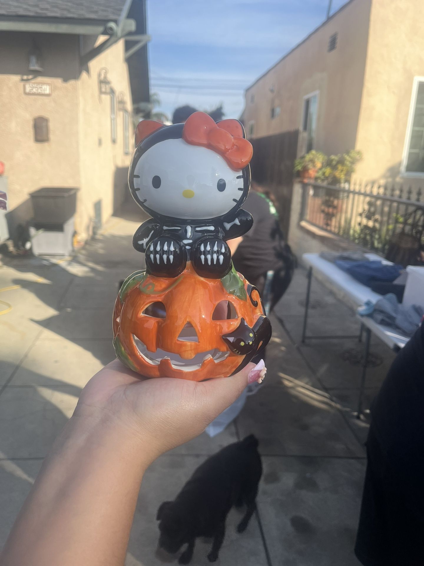 Hello Kitty Halloween Candle Holder