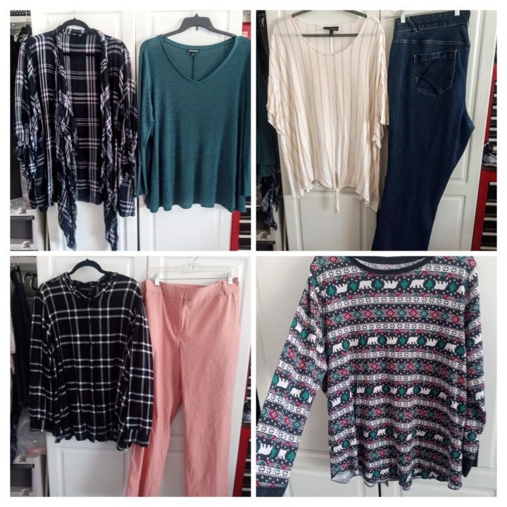 LANE BRYANT PLUS SIZE 22/24 CLOTHES BUNDLE ALL FOR $20