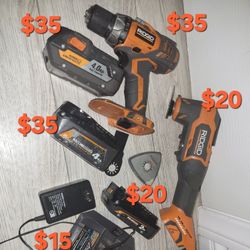 Ridgid  Tool (Sold All Or By Separately)