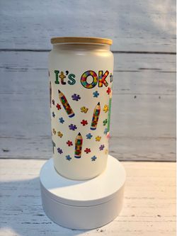 18 oz  glass cup