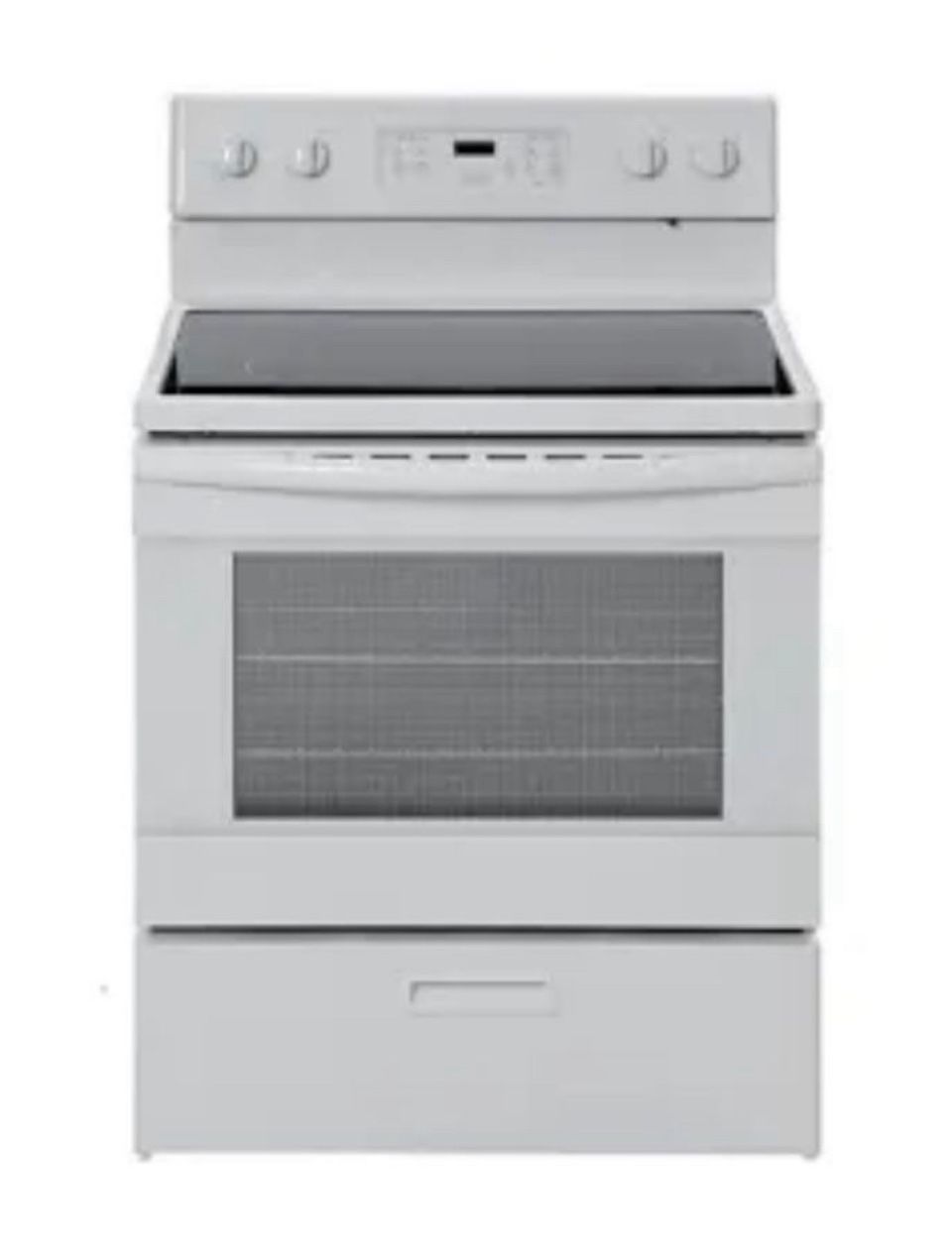 Seasons® 5.2 Cu. Ft. Freestanding Electric Range, Glass Top, White