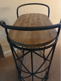 Serving Cart on Wheels