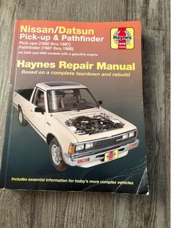 Repair Manual Haynes 72030 80-95 Nissan Datsun Pickup Pathfinder 2wd 4wd