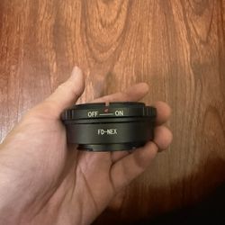 Canon FD to Sony E (NEX) Lens Adapter with Aperture Control