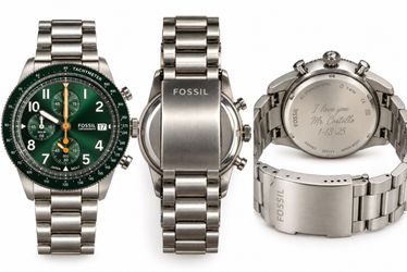 Fossil Neutra Chronograph – Green Dial / Stainless Steel