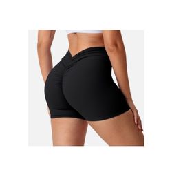 Workout Shorts Womens Scrunch Butt Gym Shorts for Women V Back Booty Butt Lifting Biker Compression Shorts