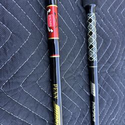 sabre penn stroker p870s spinning rod and a sabre/pacifica sp870c casting rod