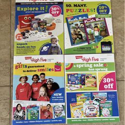 Set of 4 Highlights High Five Magazines Elementary School Reader 
