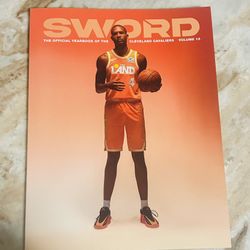 2026 Cleveland Cavaliers Sword Magazine City Edition Basketball Team Yearbook
