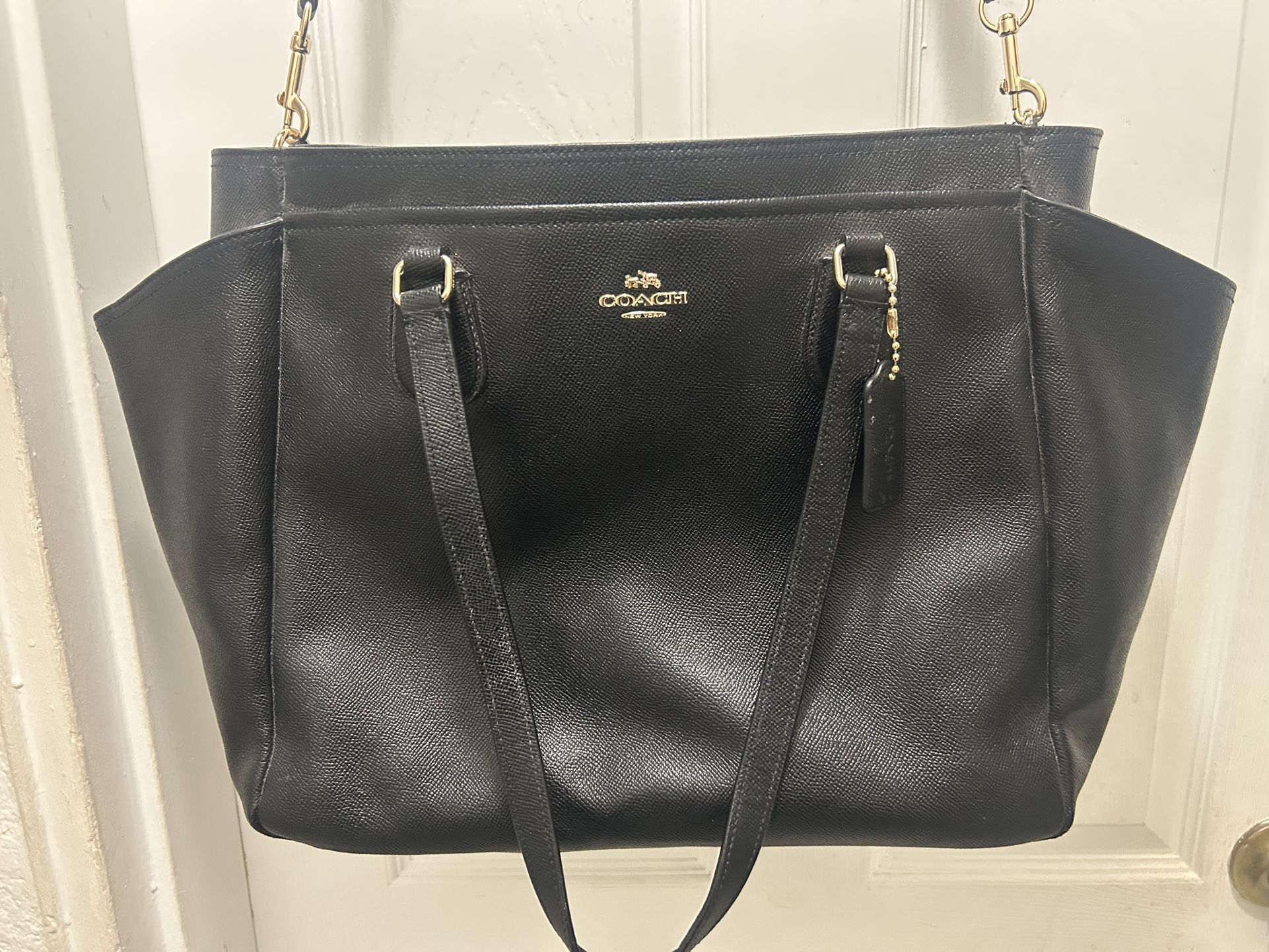 Coach Leather Diaper Bag