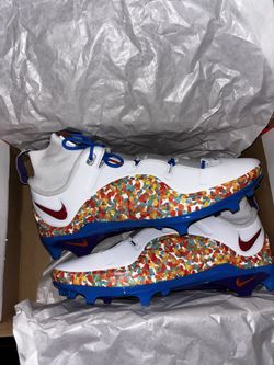 Nike LeBron 4 Menace 3 Cleats (Fruity Pebbles)