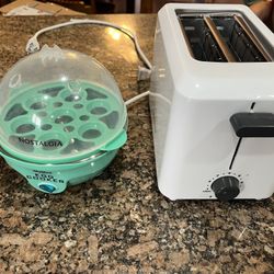 Free Toaster and Egg cooker