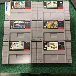 Super NES Games Lot