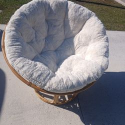 Pier One Natural Rattan Patio Chair 