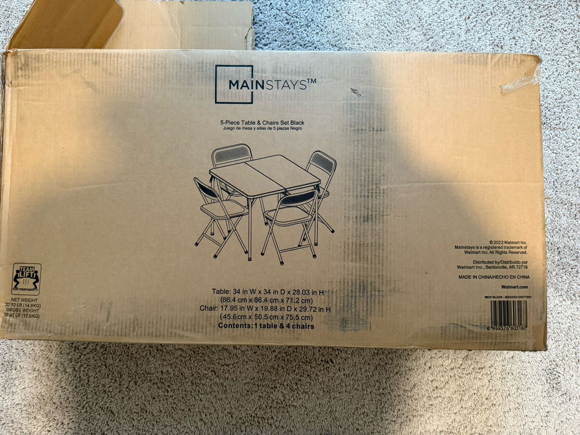 Table and Chairs Set