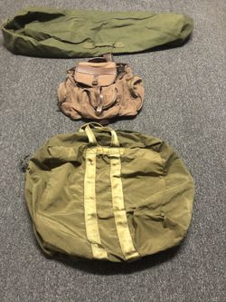 Air Military duffel bags/backpack