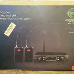 Innopow Professional UHF Wireless Microphone System WM-333B Receiver Used Works