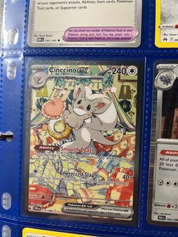 Cinccino ex Pokémon Card 119/086 Secret Rare