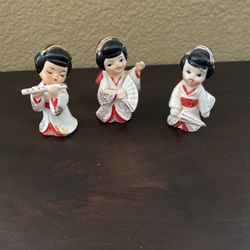 Ceramic Japanese Dancers 