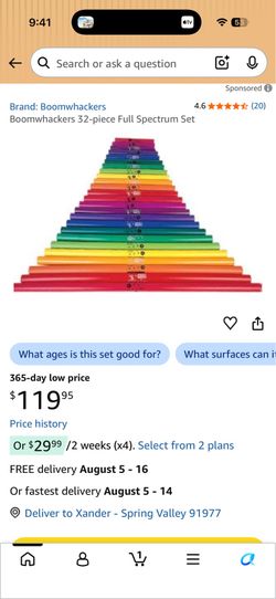 Boomwhacker set