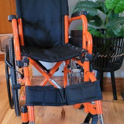Kids Manual Folding Wheelchair Like New