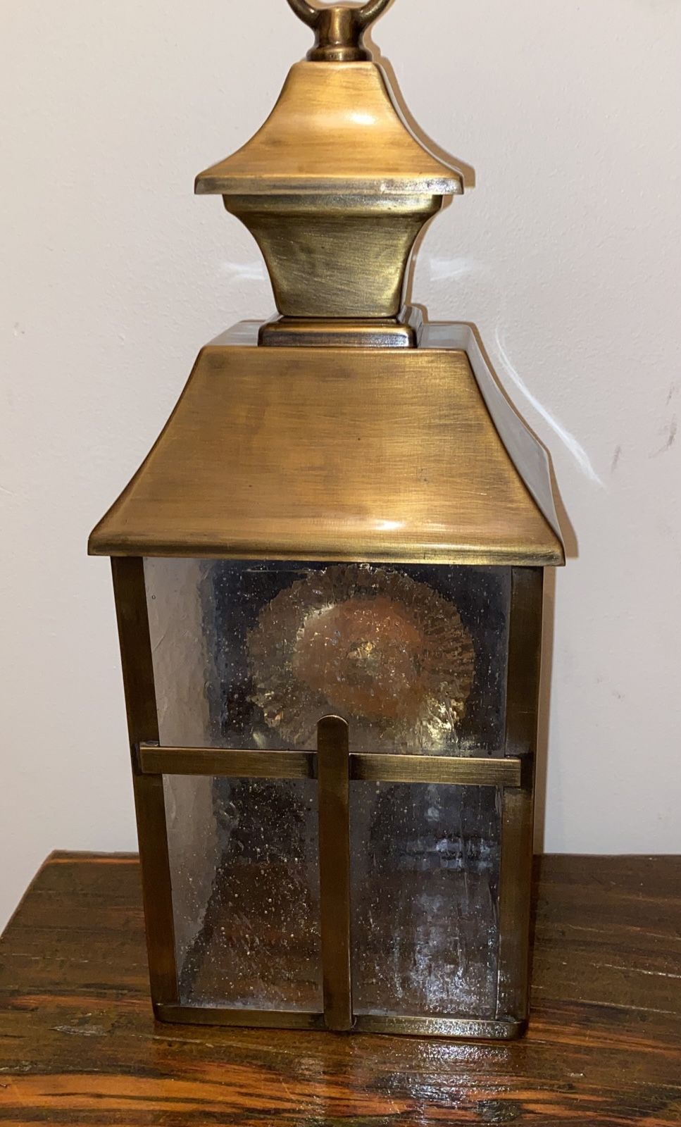 Set 4 Bronze Frosted Outdoor /indoor Lighting New In Box
